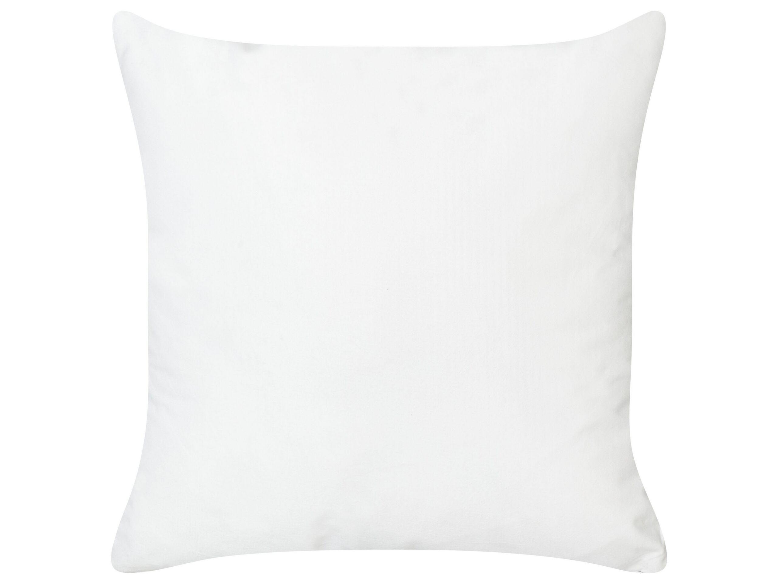 Beliani Dekokissen 2er Set aus Samtstoff Modern MALVA