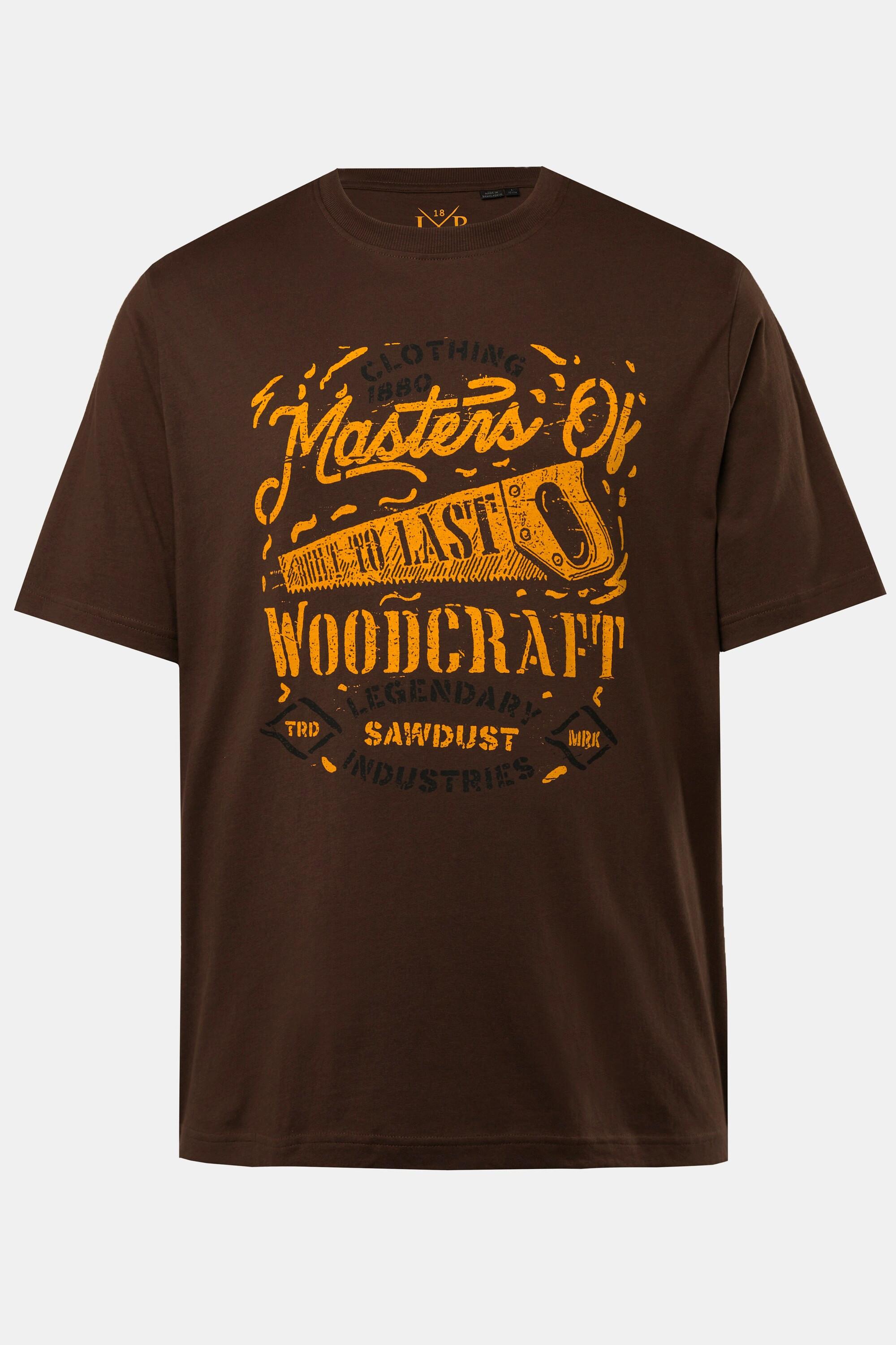 JP1880 Workwear Halbarm T-Shirt mit grossem Print
