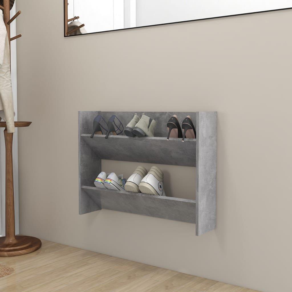 VidaXL Wand-schuhschrank holzwerkstoff