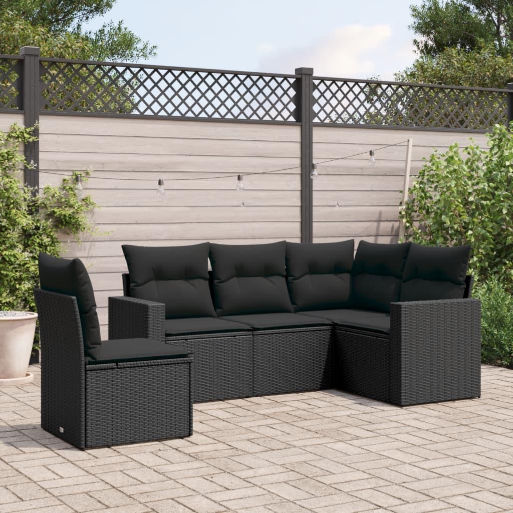 VidaXL Garten sofagarnitur poly-rattan