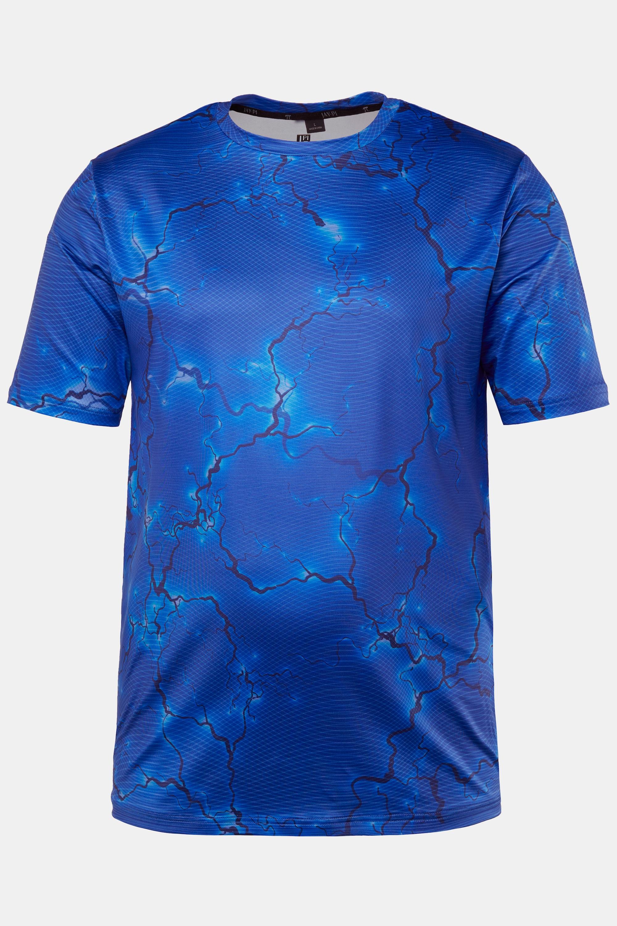 JP1880 Iron Anvil Fitness Halbarm QuickDry Alloverprint Funktions-Shirt