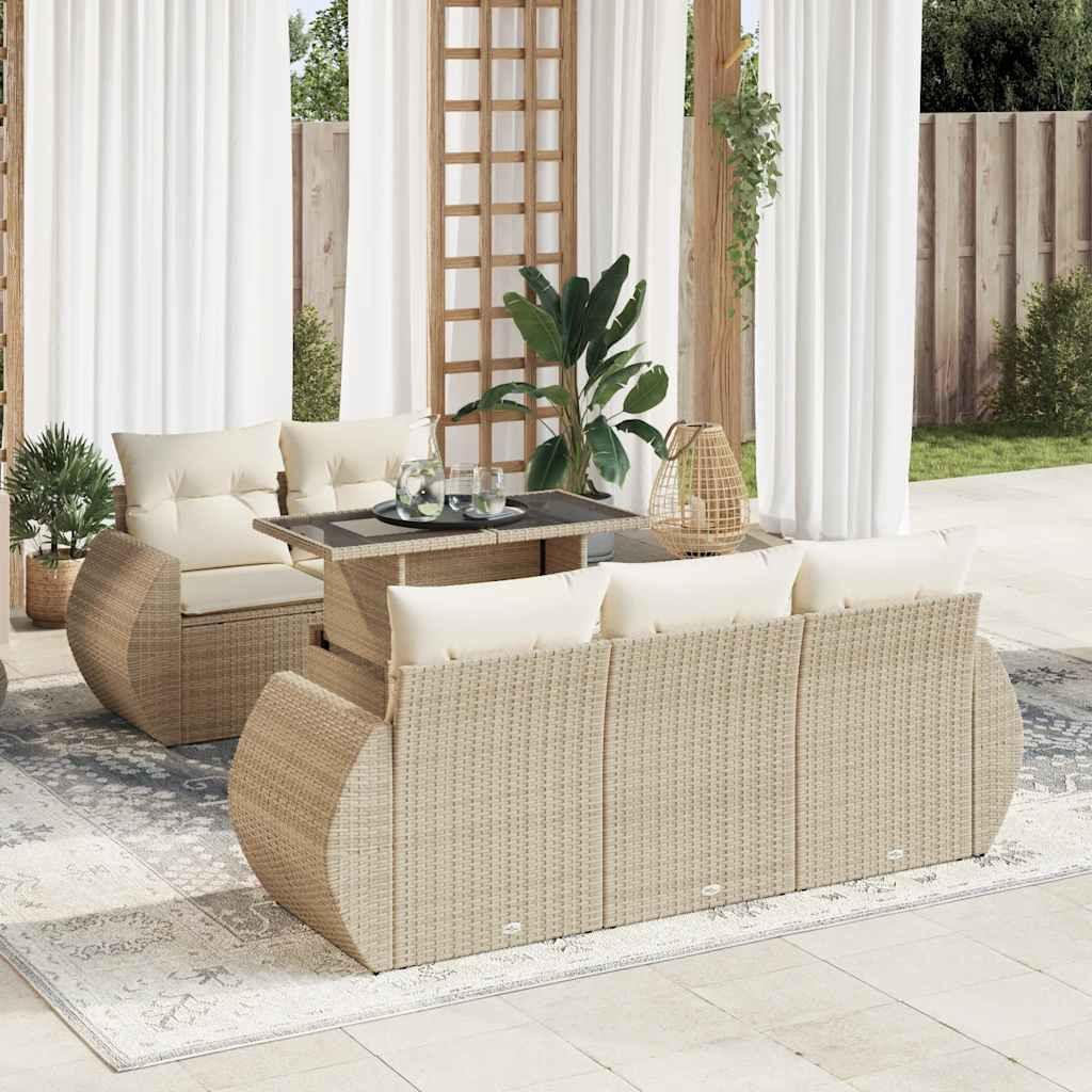 VidaXL Gartensofa set poly-rattan