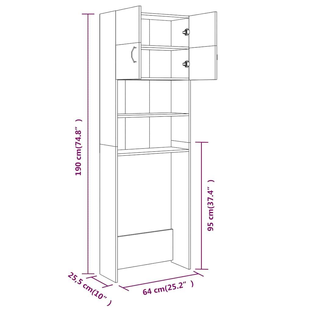 VidaXL Waschmaschinenschrank