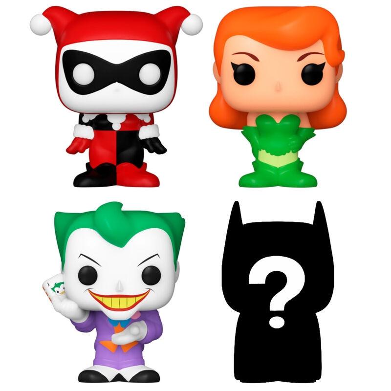 Funko Bitty Pop! Harley Quinn, The Joker, Poison Ivy und Mystery (4Teile)