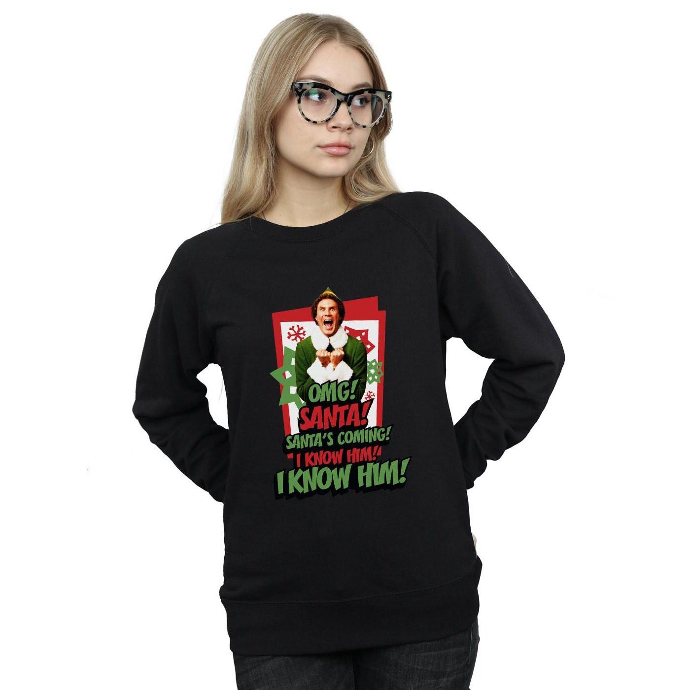 Elf OMG Santa Sweatshirt
