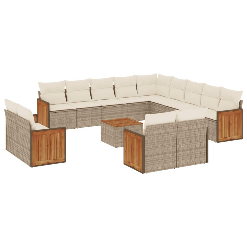VidaXL Garten sofagarnitur poly-rattan