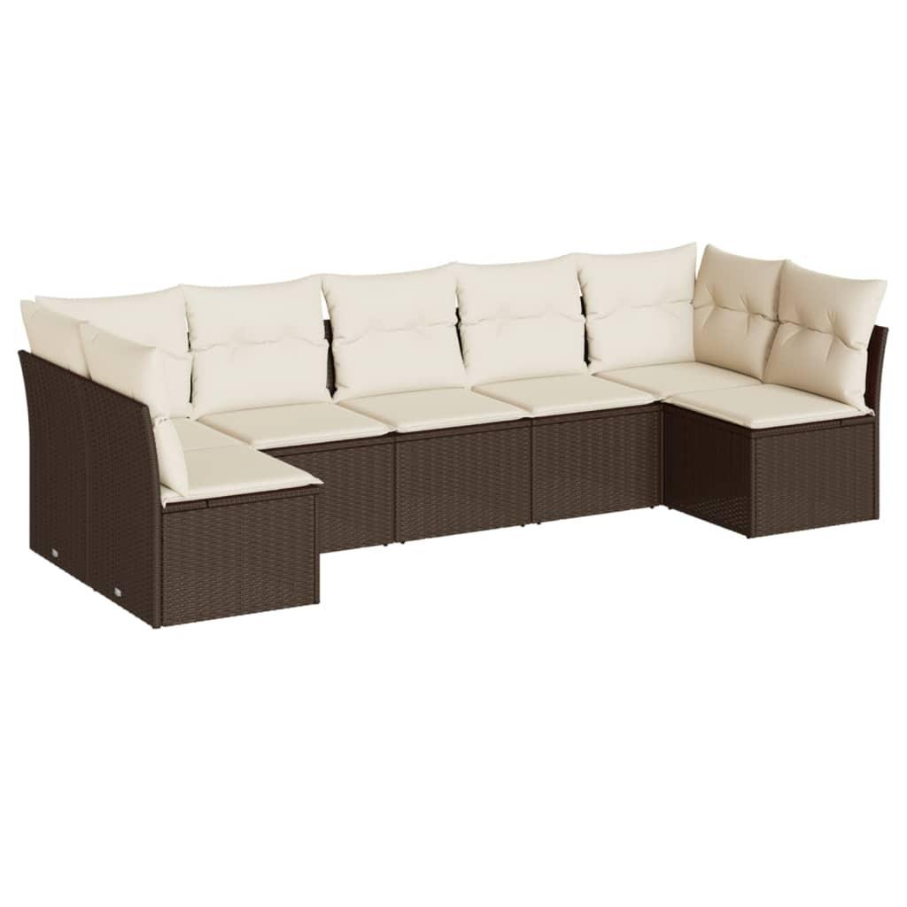 VidaXL Garten sofagarnitur poly-rattan