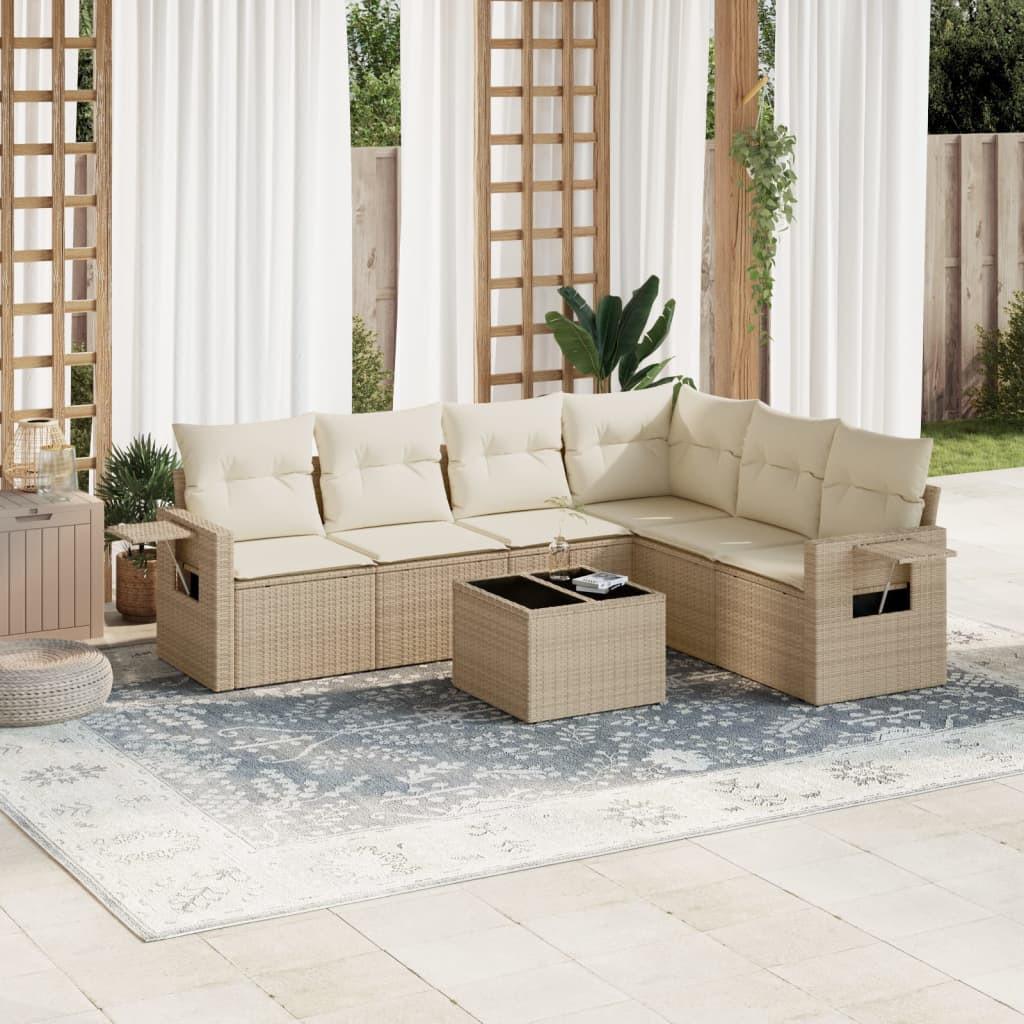 VidaXL Garten sofagarnitur poly-rattan