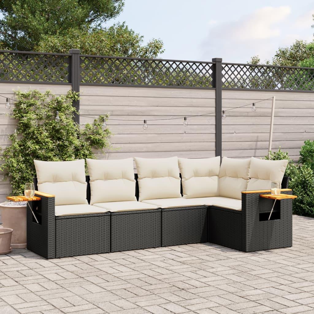 VidaXL Garten sofagarnitur poly-rattan