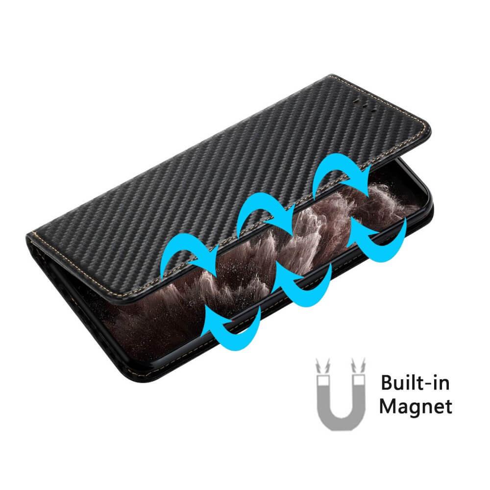 Cover-Discount Xiaomi Poco X5 - Carbon Look Flip Case Hülle