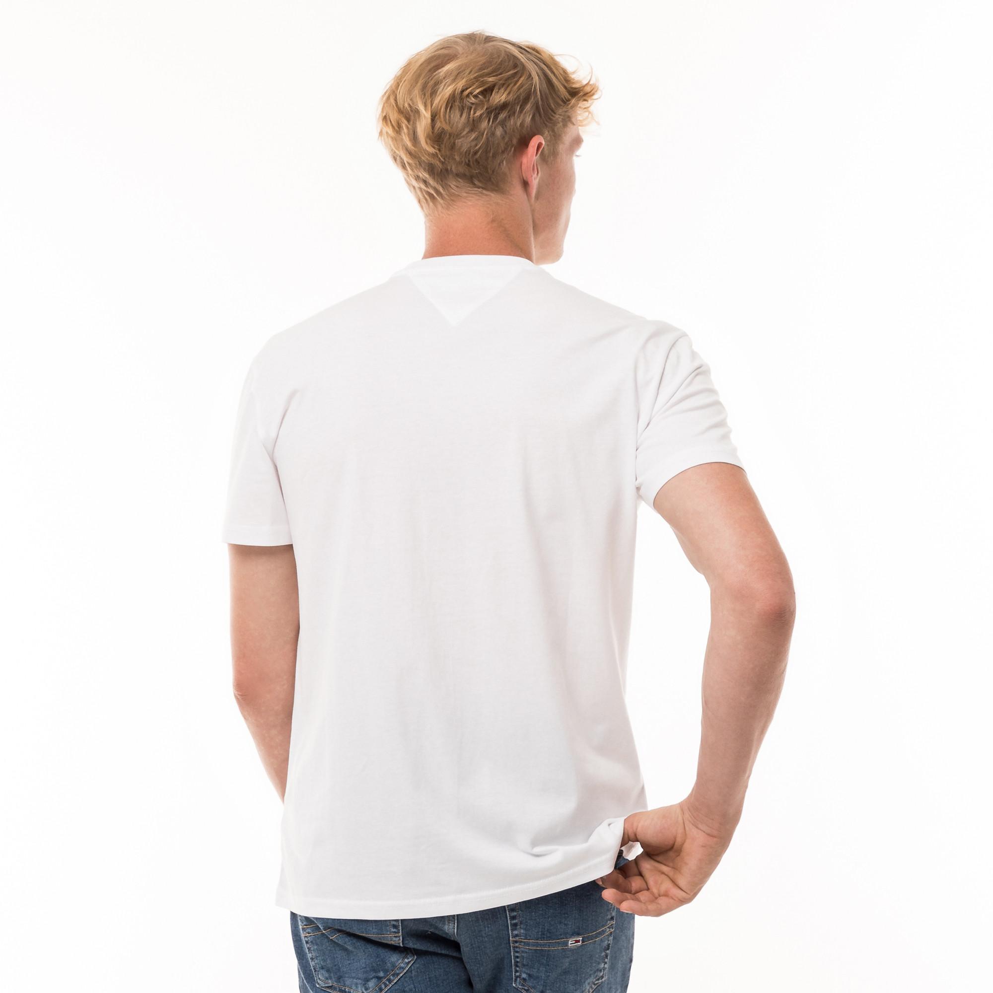 TOMMY JEANS T-Shirt mit aufgesticktem Logo