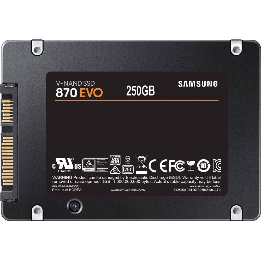SAMSUNG SSD 870 EVO 250 GB SATA III 2.5 ZOLL