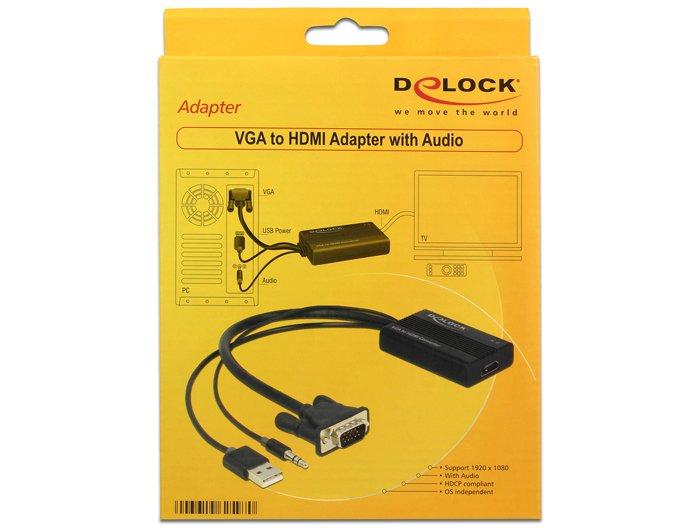 DeLock konverter vga - hdmi