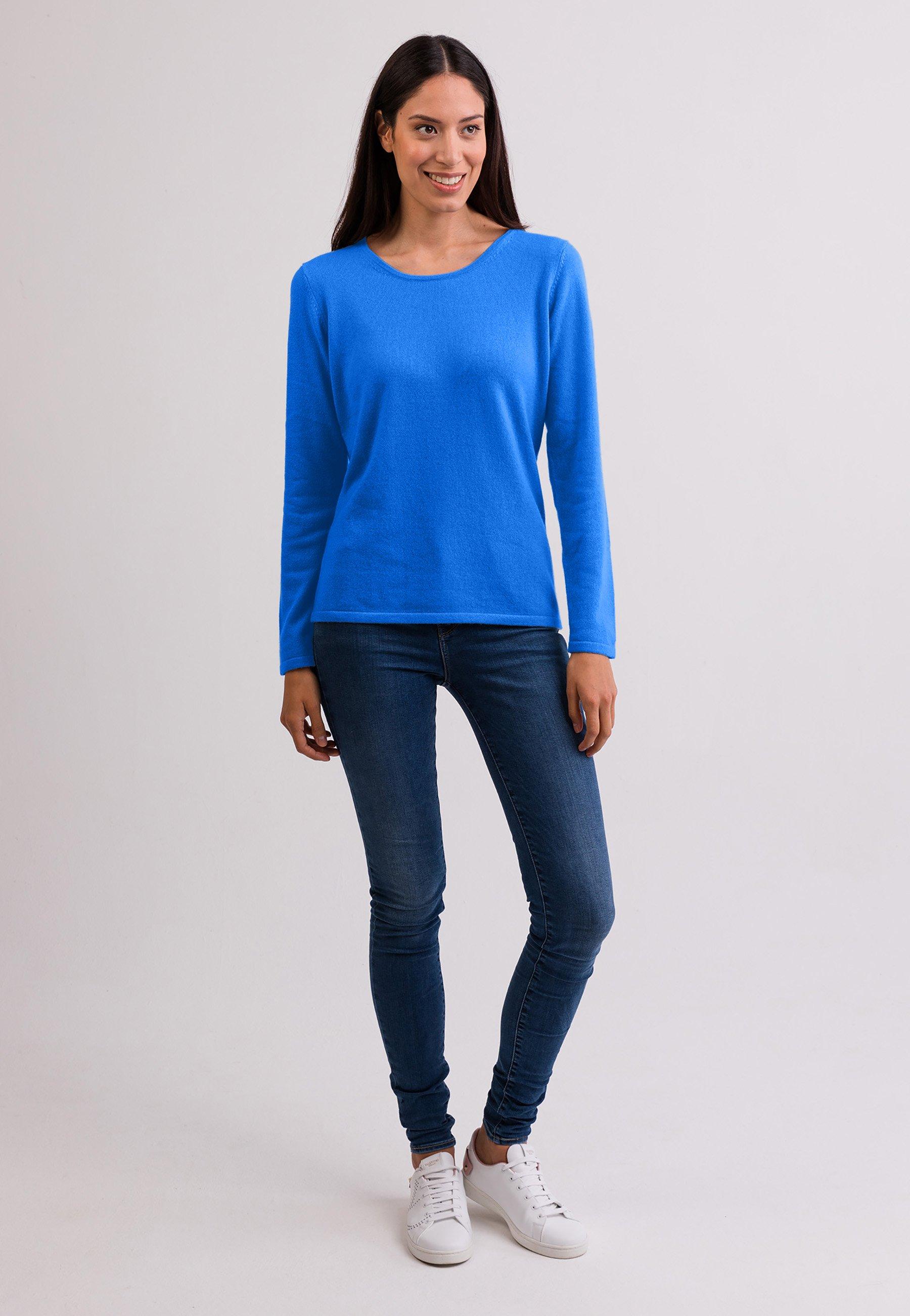 CASH-MERE.CH Kaschmir Rundhals Pullover