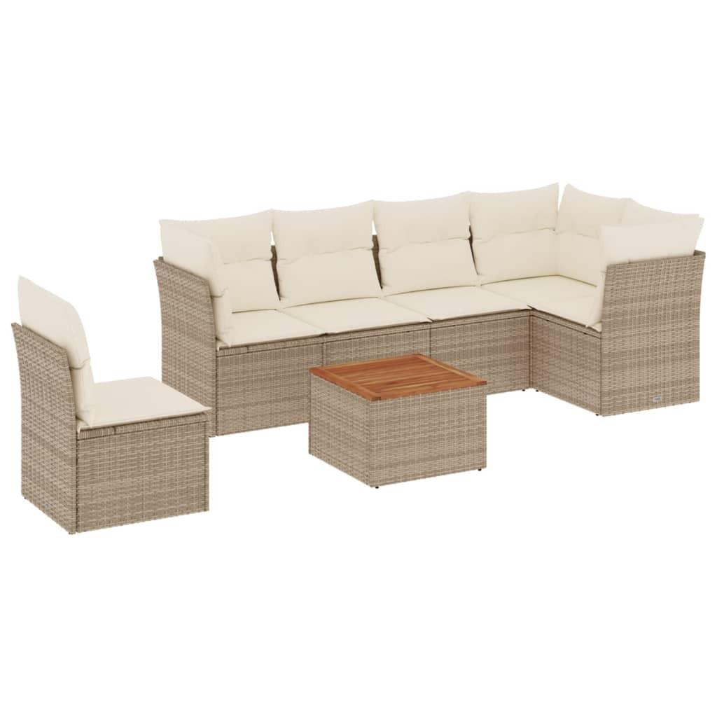 VidaXL Garten sofagarnitur poly-rattan