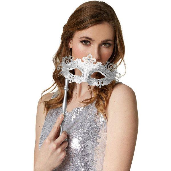 Tectake Venezianische Stabmaske
