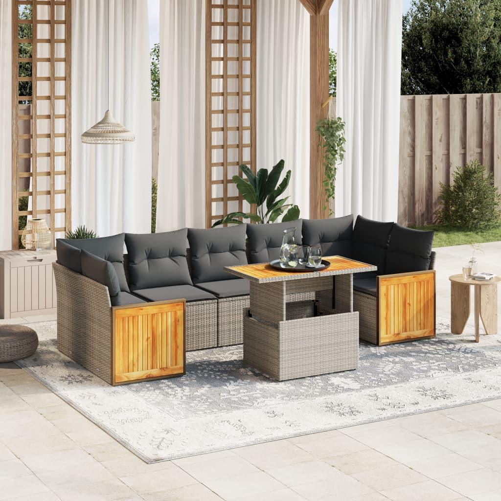 VidaXL Garten sofagarnitur poly-rattan