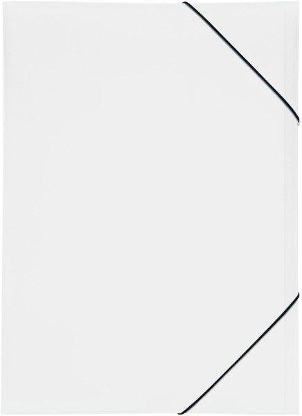 Pagna PAGNA Gummizugmappe A3 21638-02 weiss PP 3 Einschlagklappen