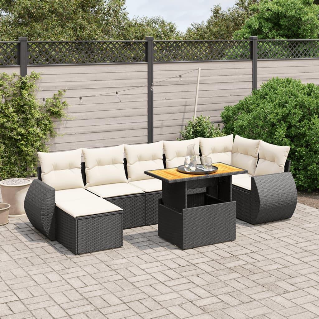 VidaXL Garten sofagarnitur poly-rattan