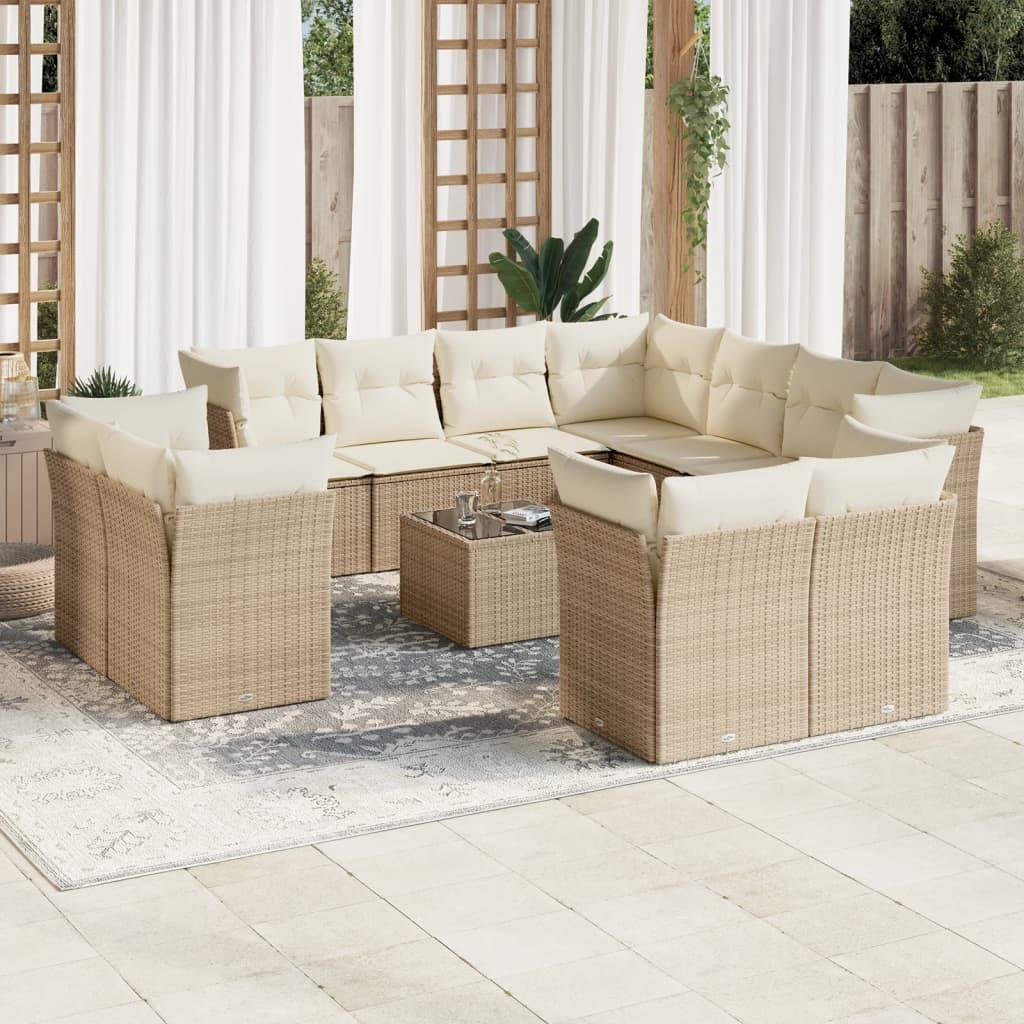 VidaXL Garten sofagarnitur poly-rattan