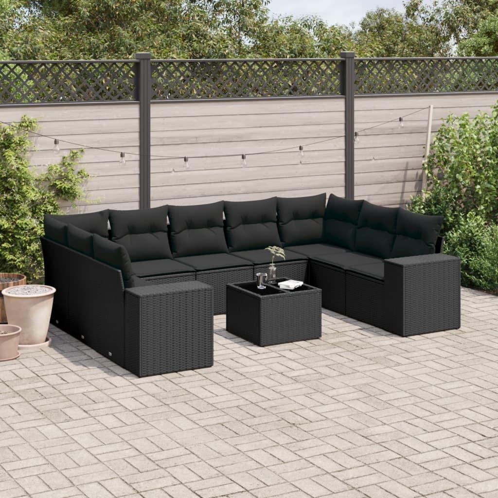 VidaXL Garten sofagarnitur poly-rattan