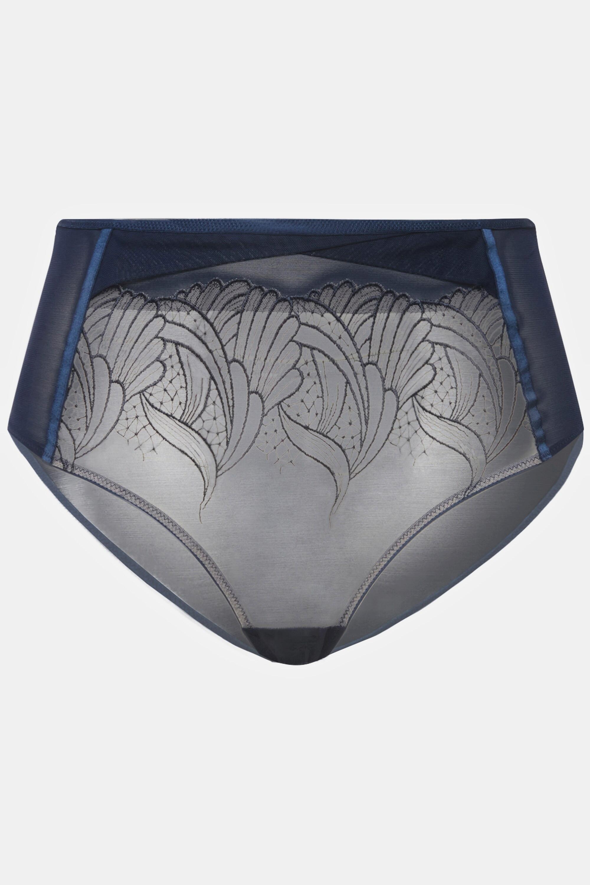 Ulla Popken Maxislip, Mesh, zarte Spitze