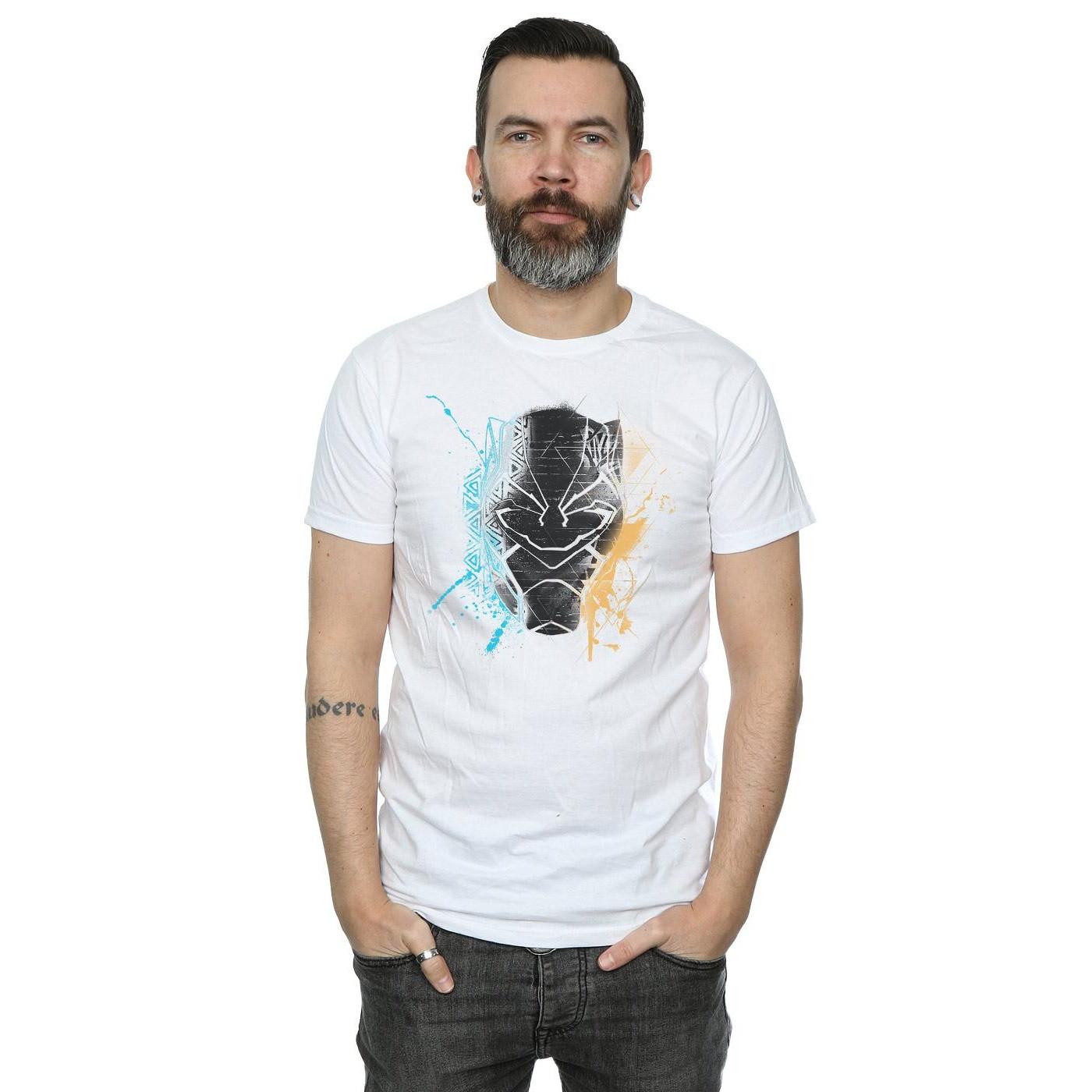 MARVEL Black Panther Mask Fotodruck T-Shirt