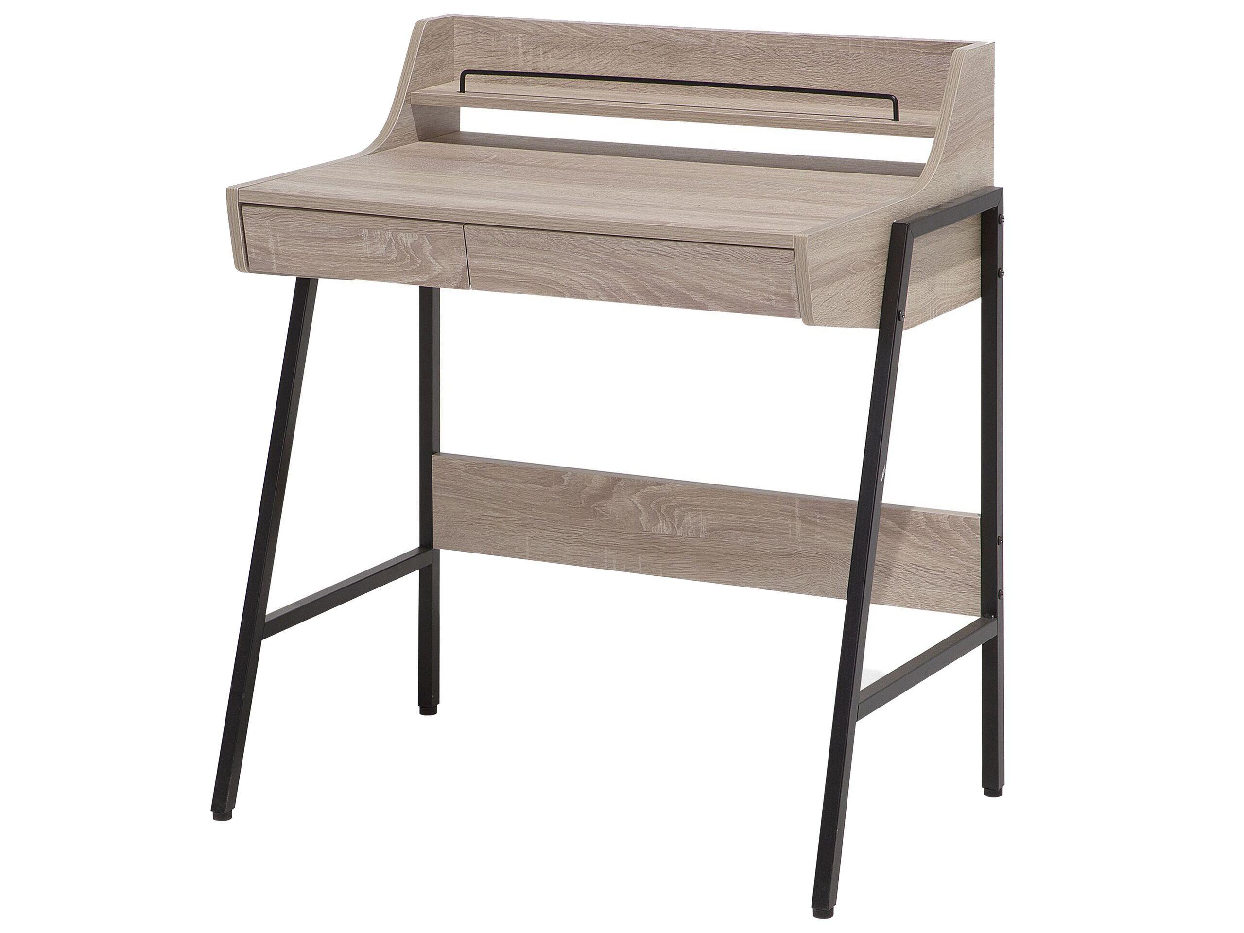 Beliani Schreibtisch aus MDF-Platte Modern BROXTON