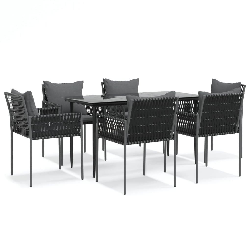 VidaXL Garten essgruppe poly-rattan