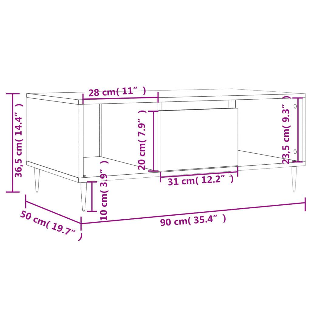 VidaXL Couchtisch holzwerkstoff
