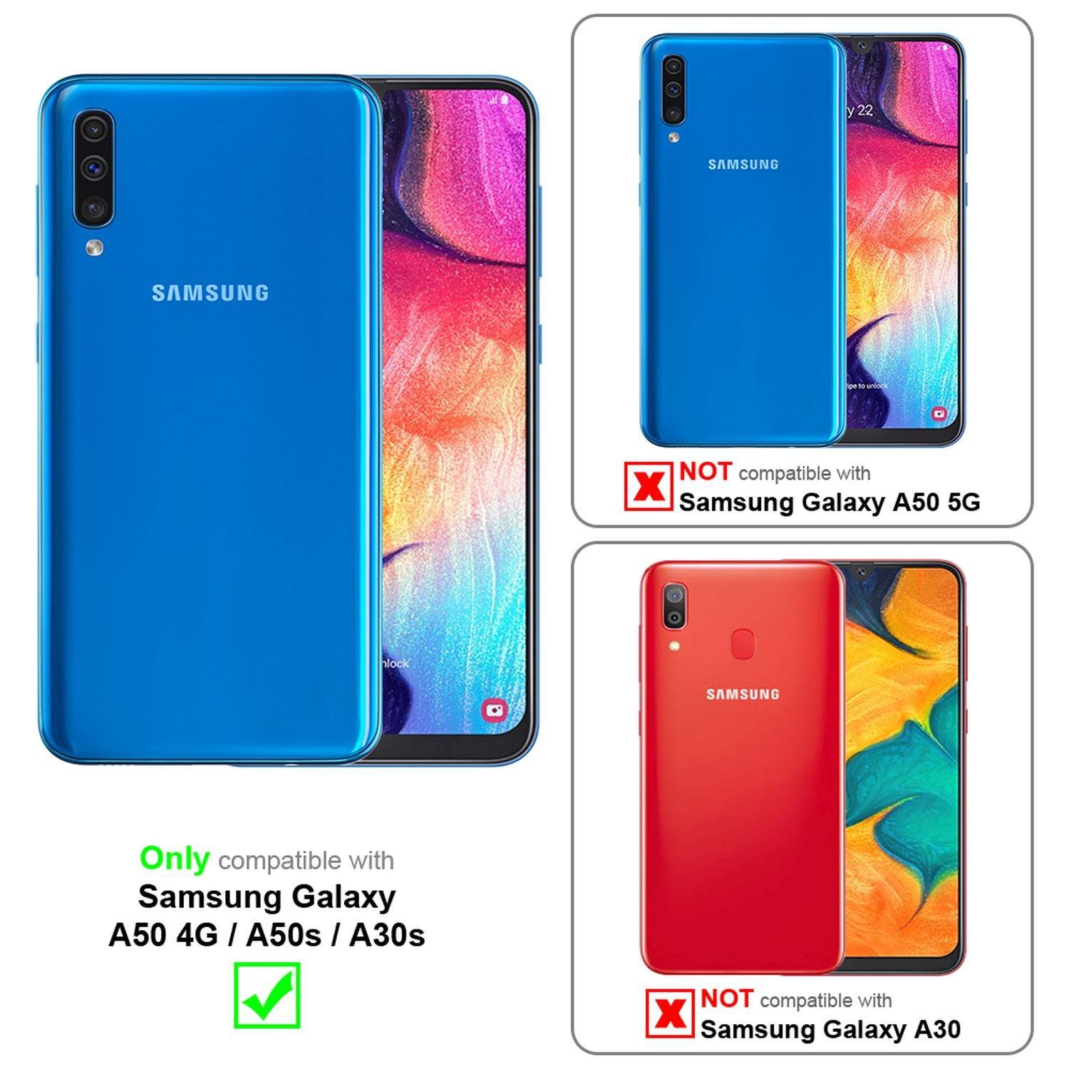 Cadorabo Hülle für Samsung Galaxy A50 4G / A50s / A30s Magnetverschluss, Kartenfach