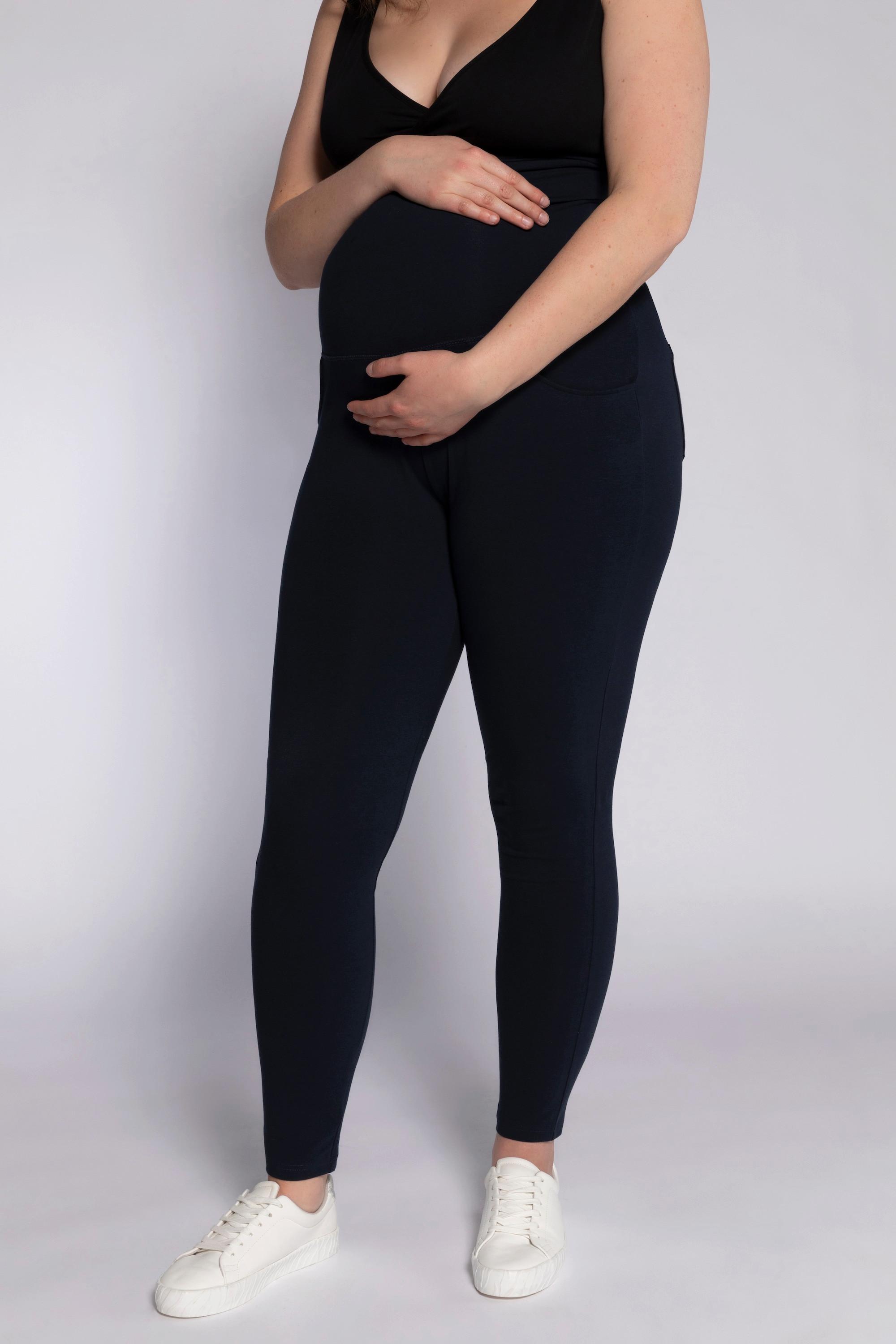 Ulla Popken Bellieva Leggings Breiter Elastikbund Skinny Fit Biobaumwolle GOTS