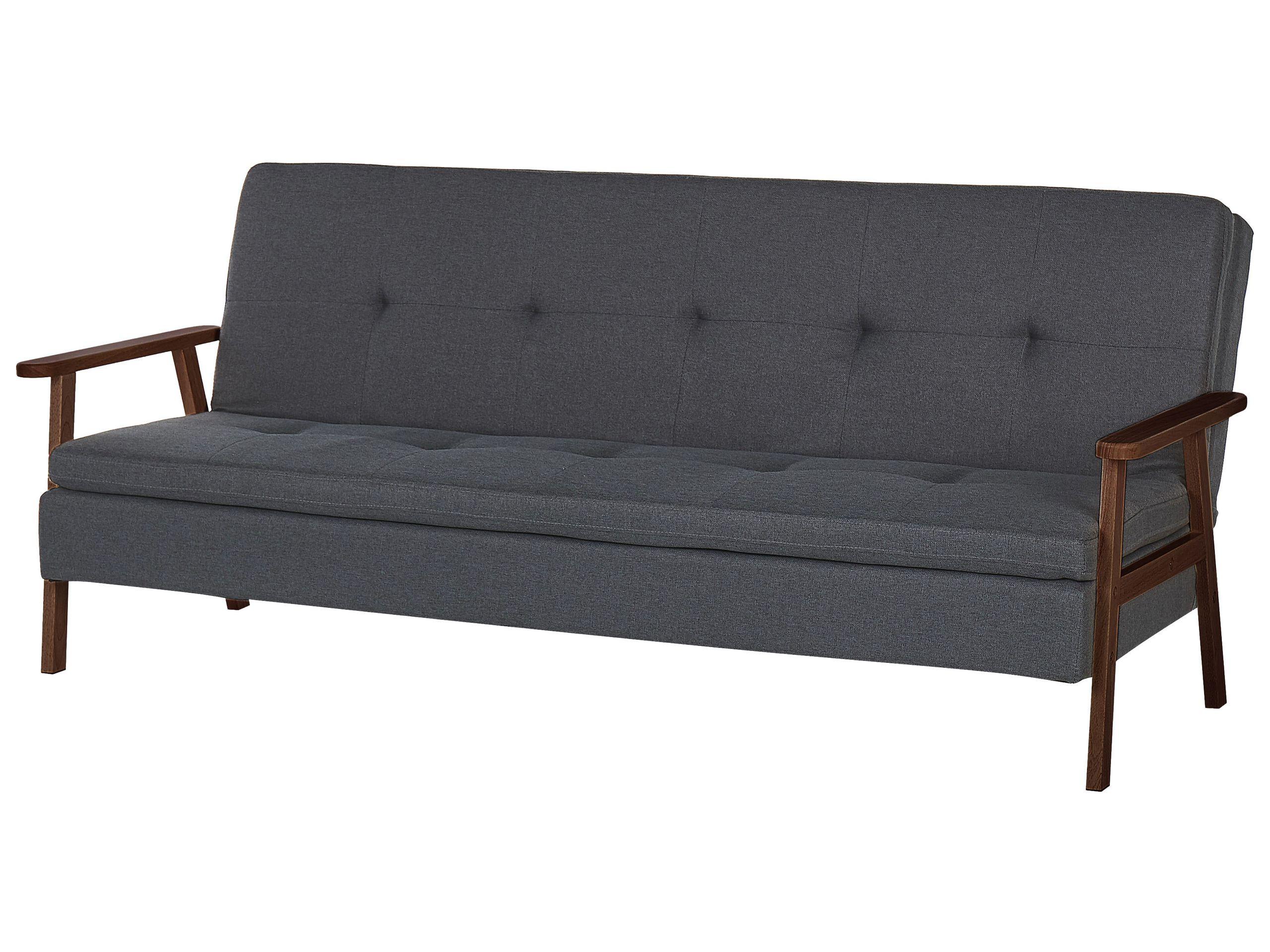 Beliani Schlafsofa aus Polyester Retro TJORN