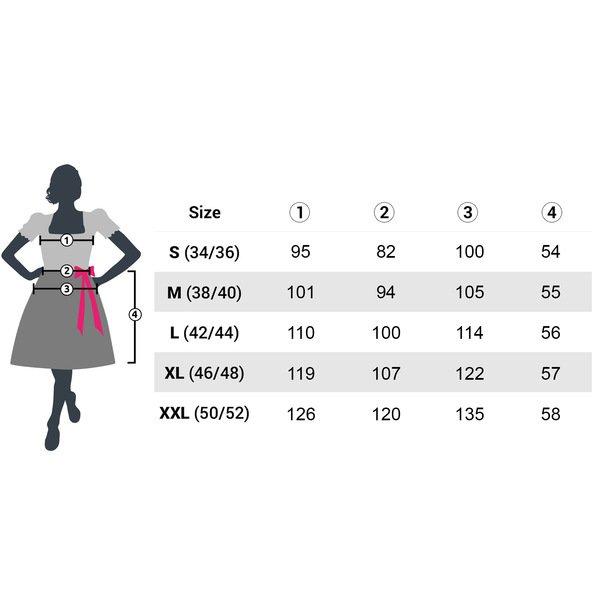 Tectake Frauenkostüm Dirndl Wiesn Madl Modell 2
