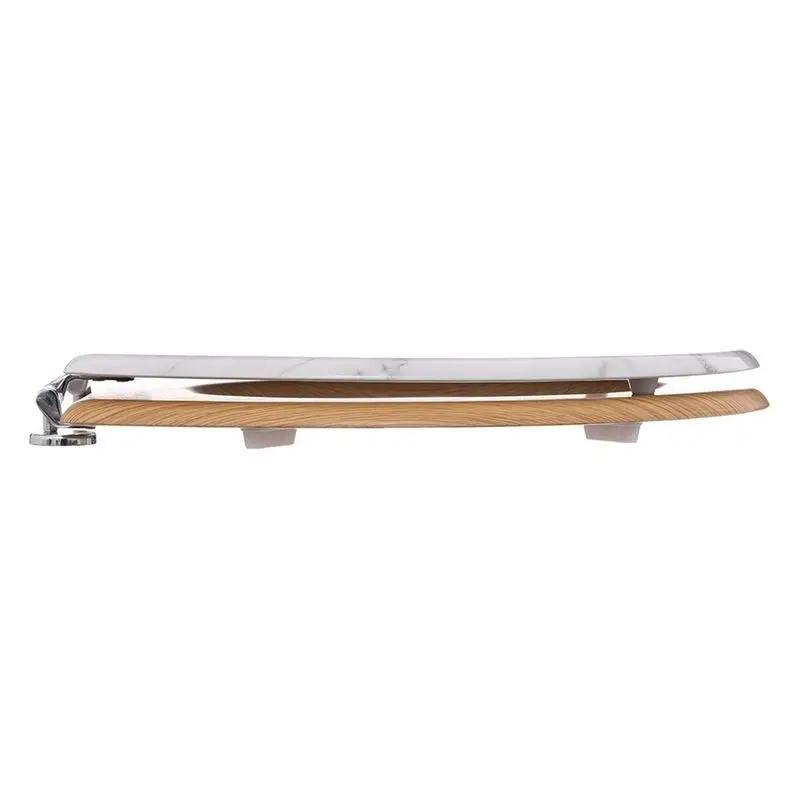 Northio Toilettensitz - Holz under Marmor