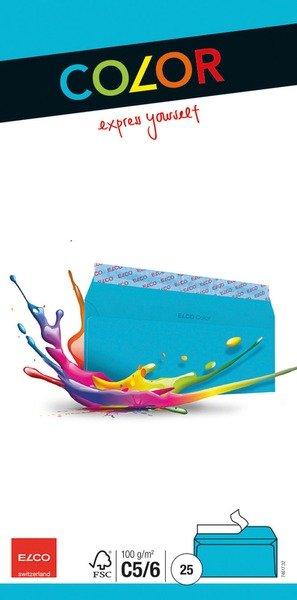 elco ELCO Couvert Office o/Fenster C5/6 74617.32 100g, blau 25 Stück