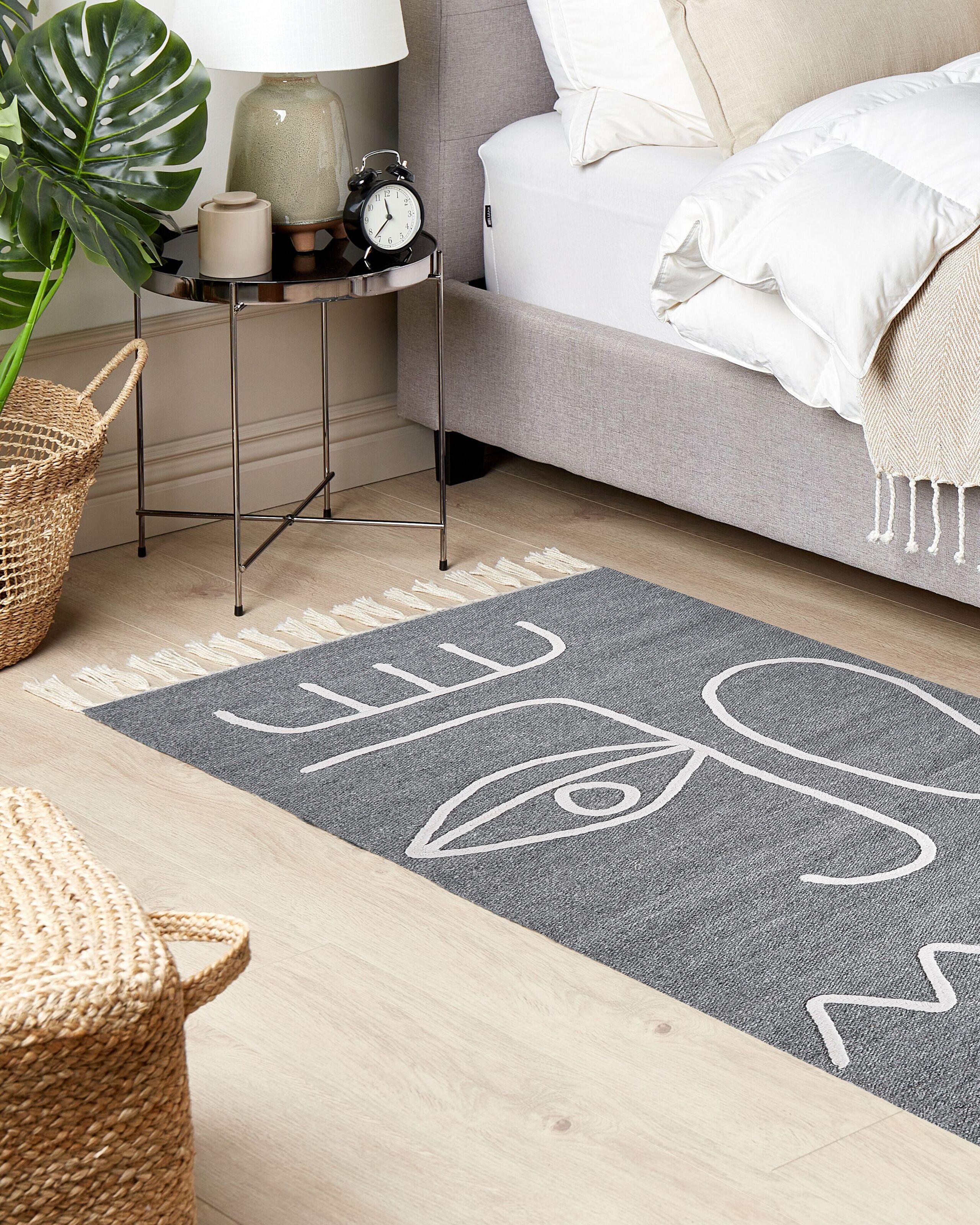 Beliani Outdoorteppich aus Polyester Boho YAVU