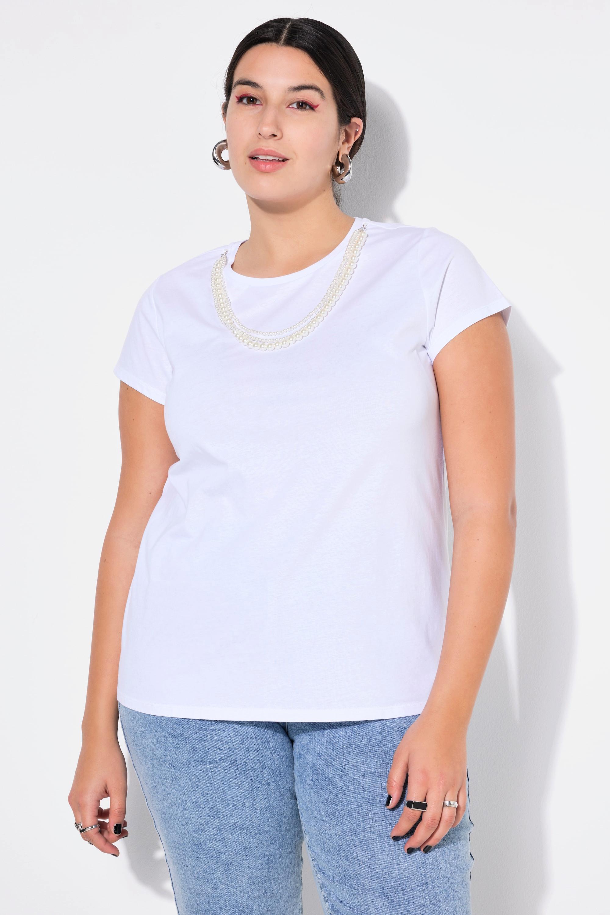 Studio Untold T-Shirt Classic Shape mit abnehmbarer Zierkette