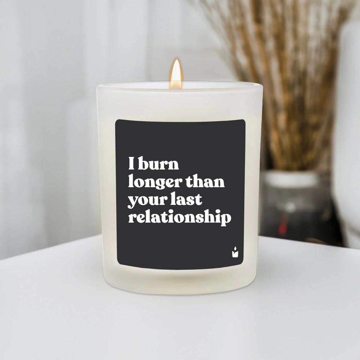CandleHand Duftkerze Woody I burn longer than your last relationship