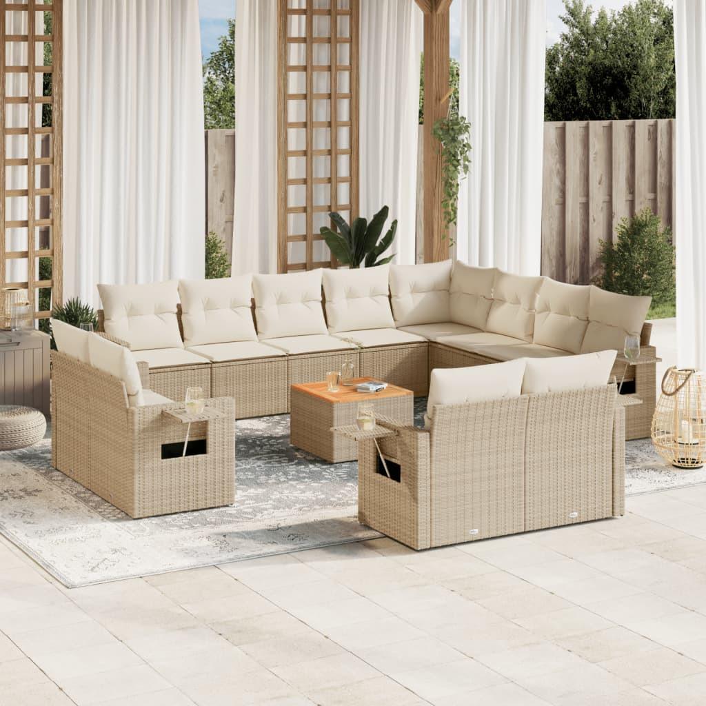 VidaXL Garten sofagarnitur poly-rattan