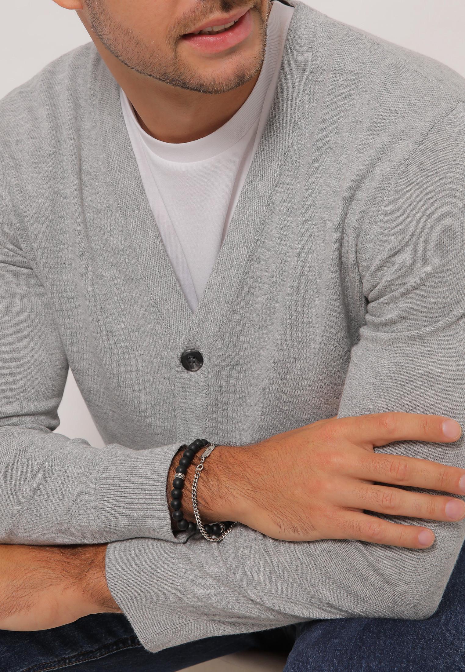 Kuzzoi Armband 2Er Set Onyx Stein Panzerkette 925 Silber