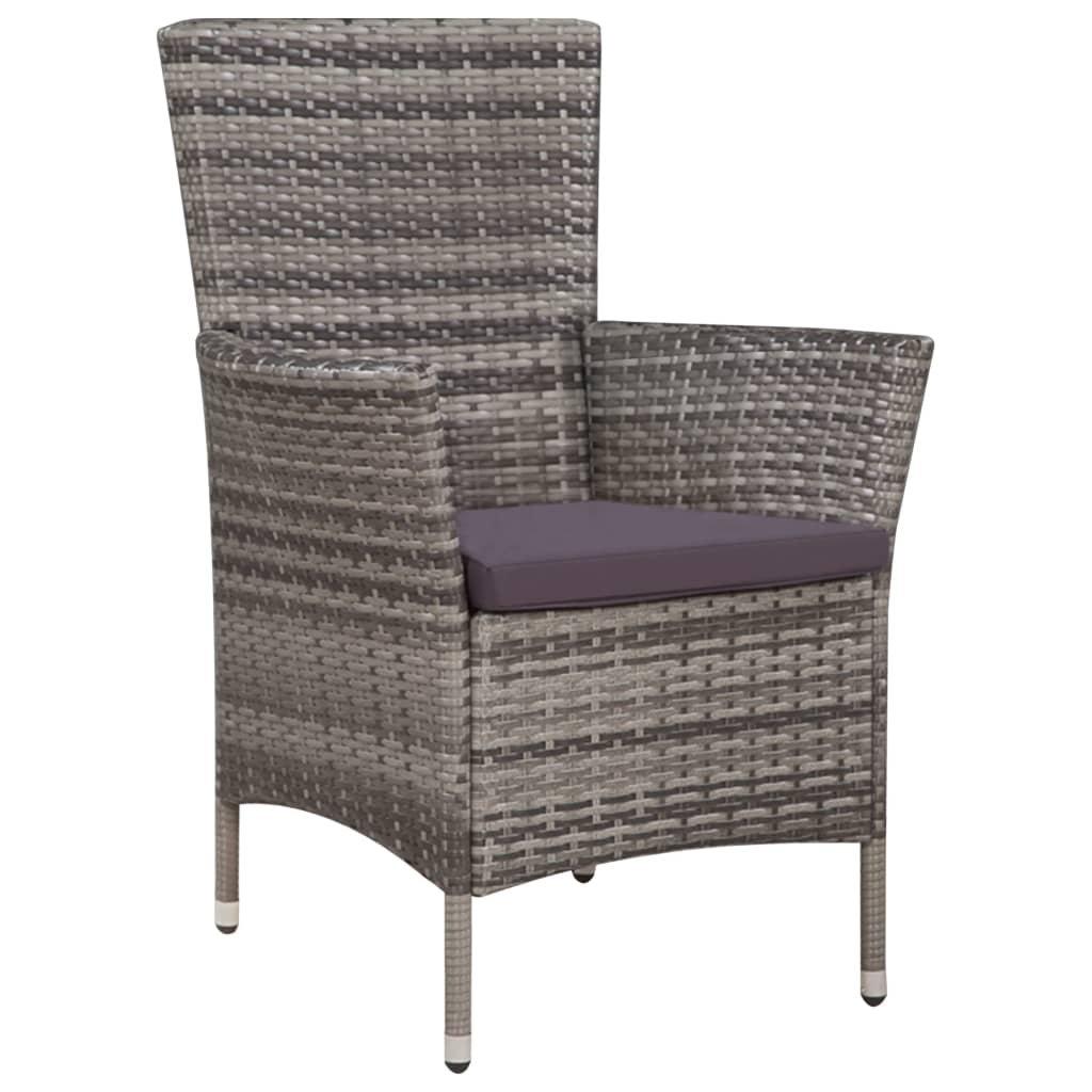 VidaXL Garten essgruppe poly-rattan