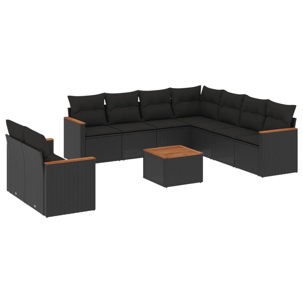 VidaXL Garten sofagarnitur poly-rattan