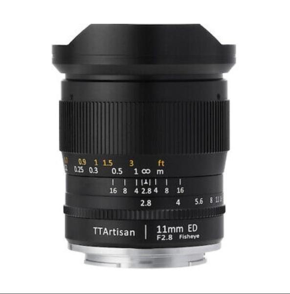 TTARTISANS Ttartisan 11mm F2.8 Fisheye (l montieren) schwarz (A02L)