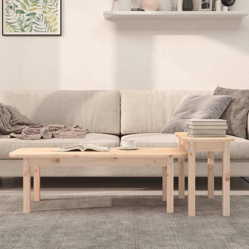 VidaXL Couchtisch-set holz