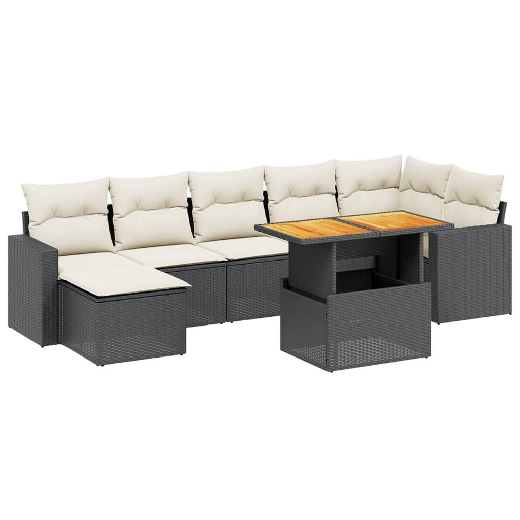 VidaXL Garten sofagarnitur poly-rattan