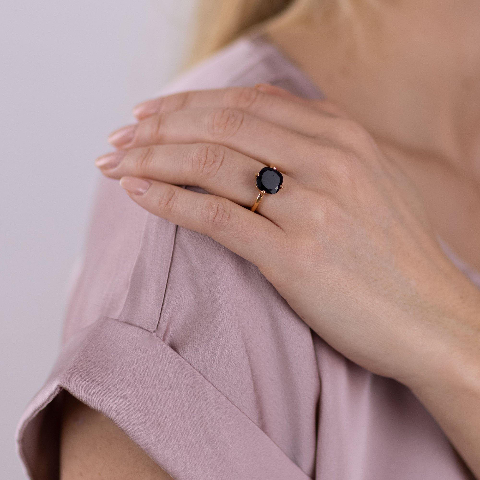AILORIA ÉGLANTINE Ring Onyx