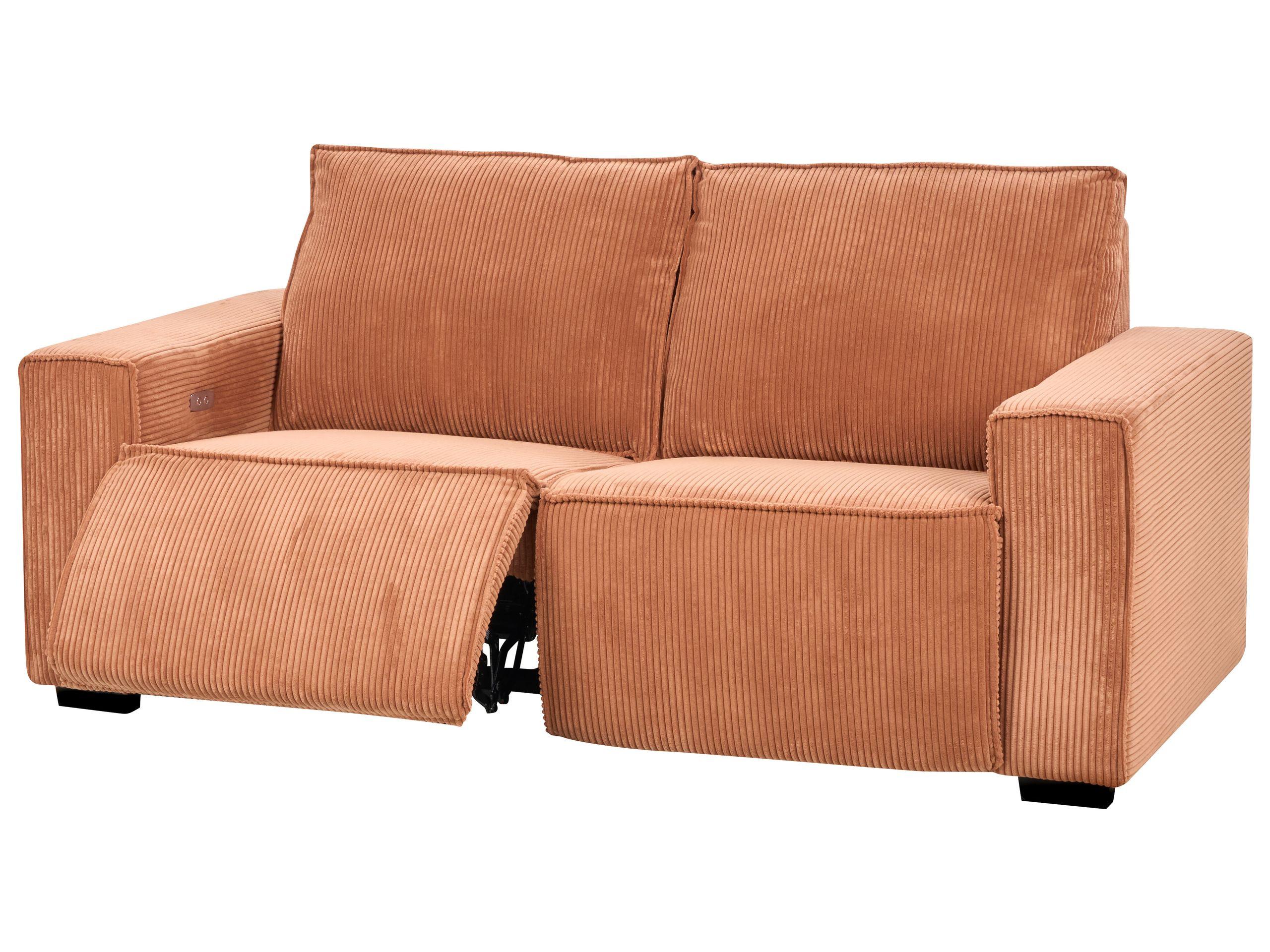 Beliani 3 Sitzer Sofa aus Cord Modern NUKARI