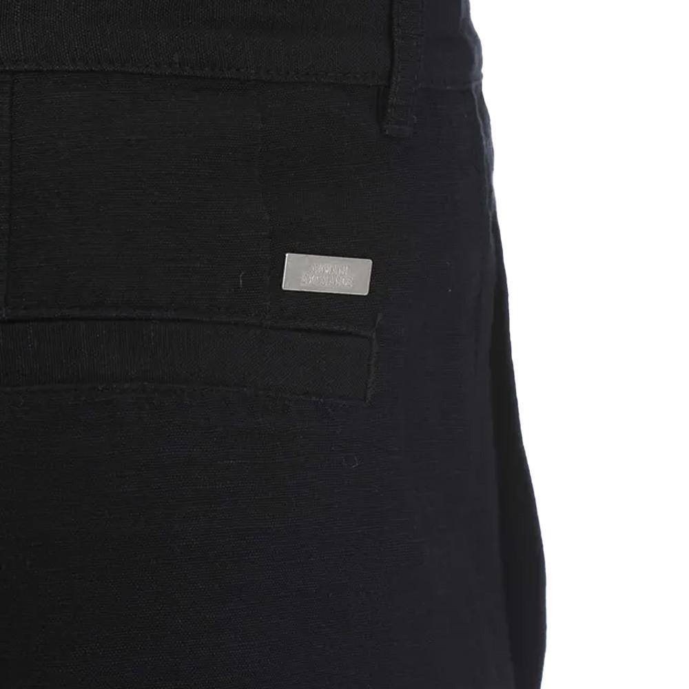 Armani Exchange Einfarbige Shorts mit weitem Bein