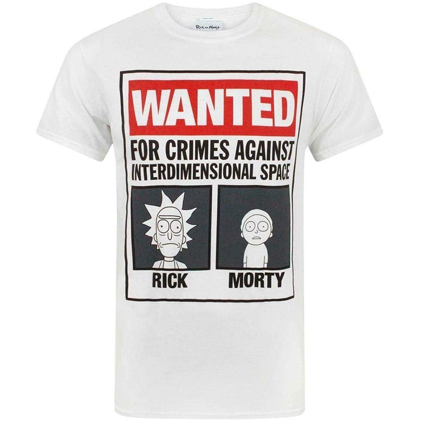 Rick And Morty Rick and Morty Wanted T-Shirt